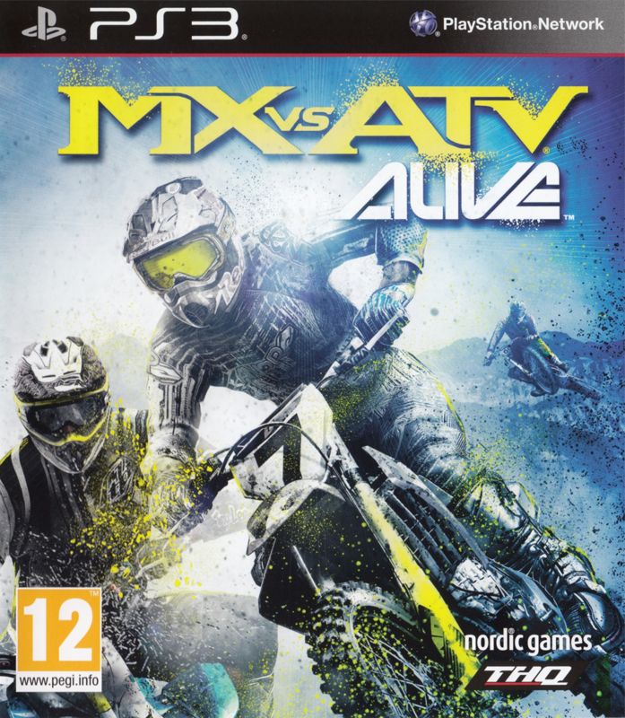 MX vs. ATV Alive box art for Playstation 3